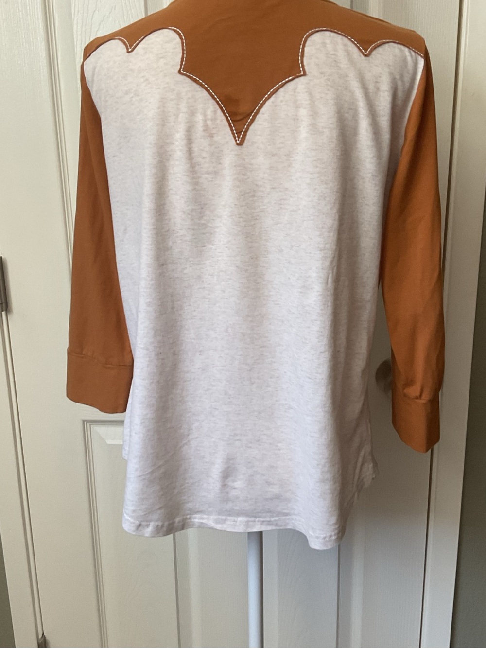 Ariat Rust-Trim Raglan Collar Tee - Picture 4 of 6